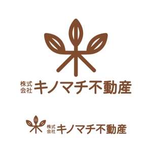 菊池 崇 (kikutty)さんの「株式会社キノマチ不動産」のロゴ作成への提案