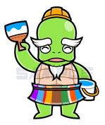 Closed (La_Temperance)さんの塗装工事会社のキャラクターデザイン依頼。海亀もしくは七福神のキャラクターデザインへの提案