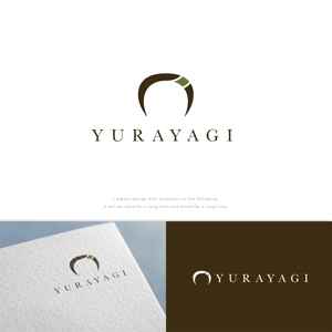 株式会社ガラパゴス (glpgs-lance)さんのリラクゼーションサロン「YURAYAGI」のロゴ作成への提案