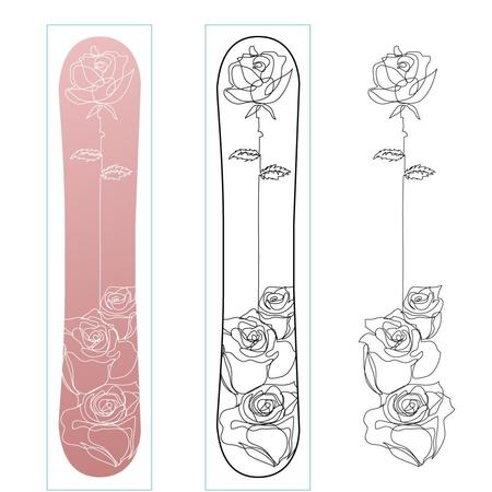 delicious (delicious-design)さんのスノーボード女性向け かわいいガーリーデザインの募集への提案