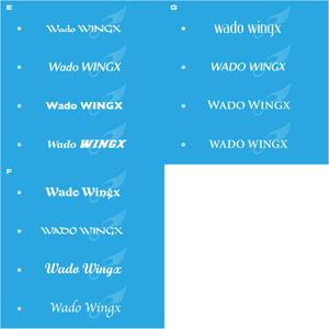 forever (Doing1248)さんの「WADO WINGX」のロゴ作成への提案