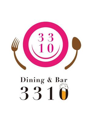 jp tomo (jp_tomo)さんの飲食店ロゴ作成【　Dining＆Bar　3310　】への提案