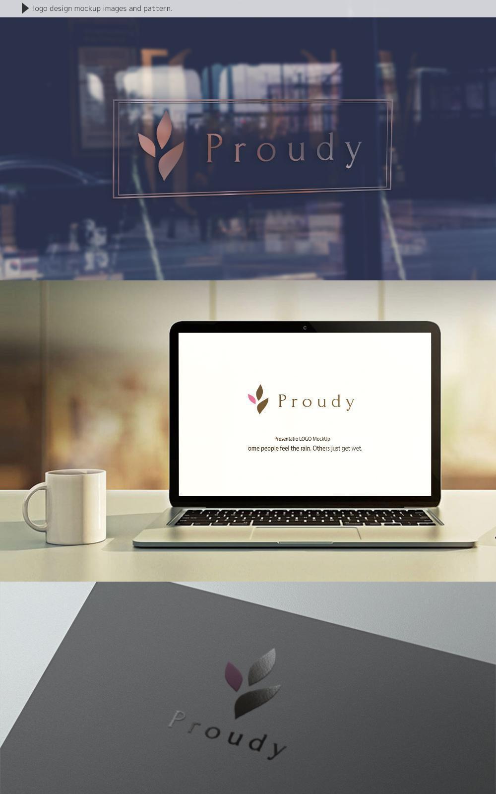 新規オープン 高級エステ　「Proudy 」のロゴ