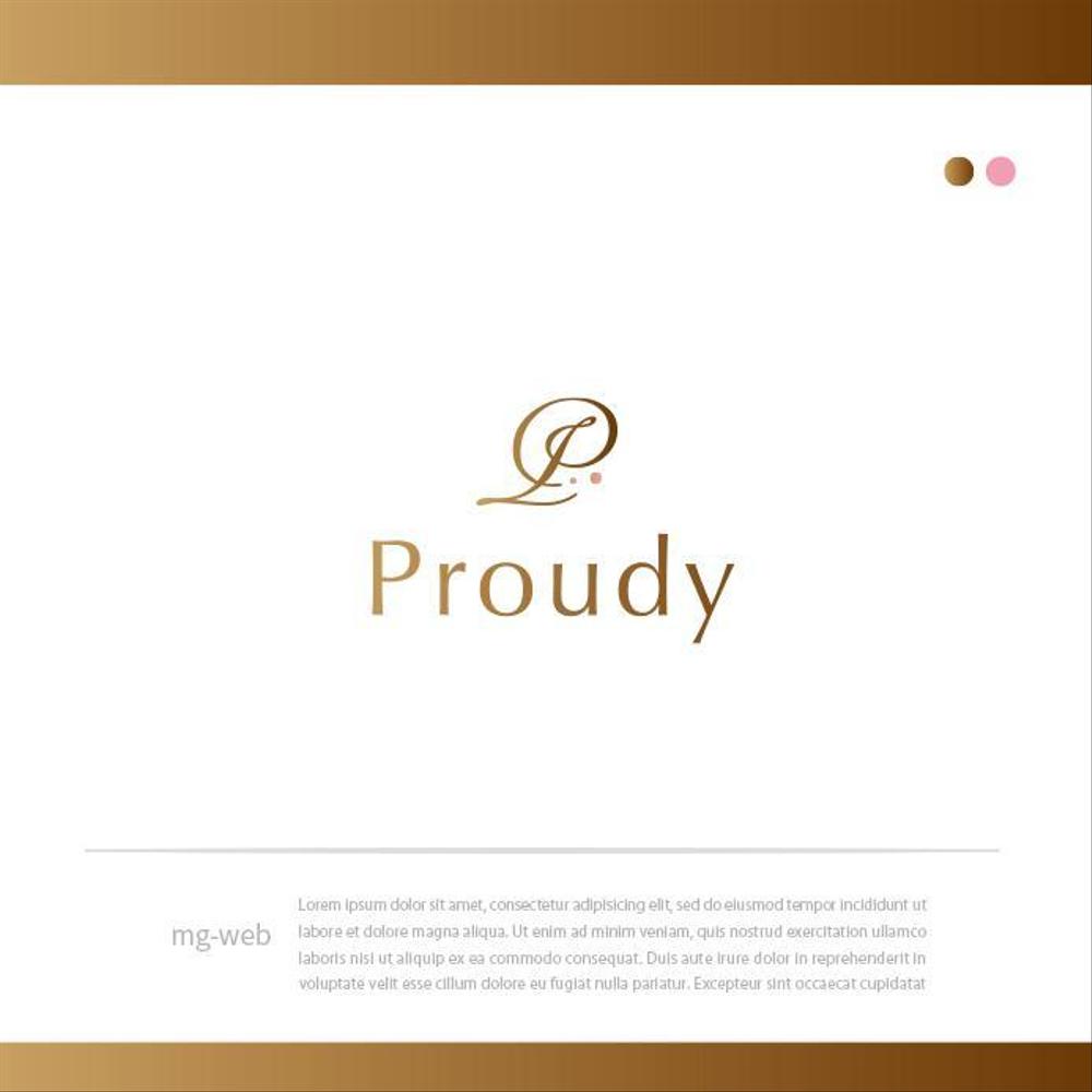 新規オープン 高級エステ　「Proudy 」のロゴ