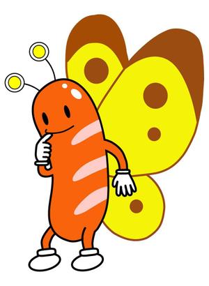Mugiko (mugiko)さんの「蝶」のゆるキャラ風キャラクターへの提案