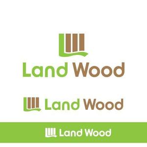 エンドウ シンジ (mamezone)さんの「LandーWood　ランドウッド　どちらでも構いません」のロゴ作成への提案