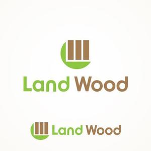 エンドウ シンジ (mamezone)さんの「LandーWood　ランドウッド　どちらでも構いません」のロゴ作成への提案