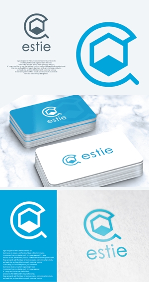 take5-design (take5-design)さんのオフィス検索エンジン「estie」のロゴへの提案