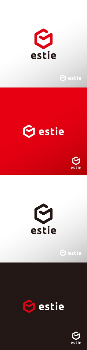 doremi (doremidesign)さんのオフィス検索エンジン「estie」のロゴへの提案