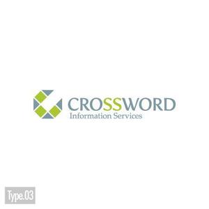DECO (DECO)さんの「株式会社クロスワード（CROSSWORD）」の社名ロゴ制作への提案