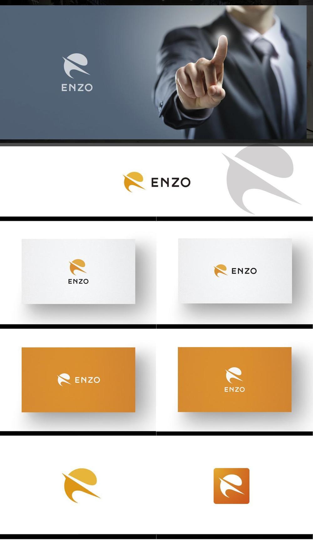 営業代行や映像制作、多種類の事業を営む「ENZO」のロゴ