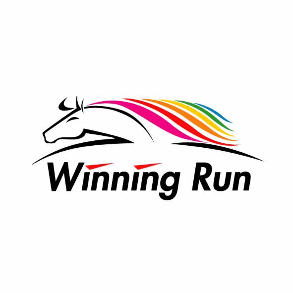 「Winning　Run」のロゴ作成