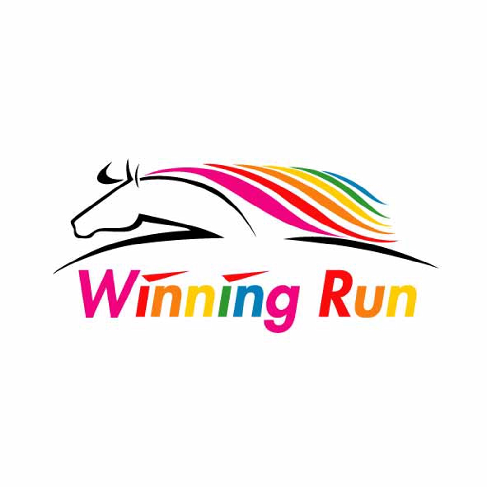 「Winning　Run」のロゴ作成