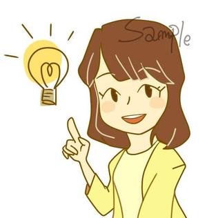 tuktuk (tuktuk)さんの宮城県仙台市の地域情報ブログ執筆者（女性）のキャラクターデザインへの提案