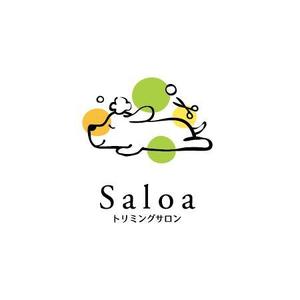 akipic (akipic)さんのトリミングサロン　「Saloa」のロゴ　（対象動物はほとんどが犬です）への提案