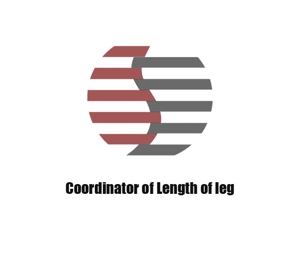 ぽんぽん (haruka0115322)さんの脚の長さを調整する資格「脚の長さコーディネーター」のロゴへの提案