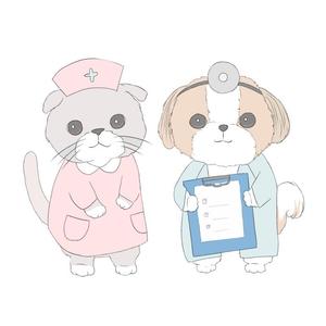 わたあめ (wata-ame83)さんのほのぼのした犬とネコのイラストへの提案