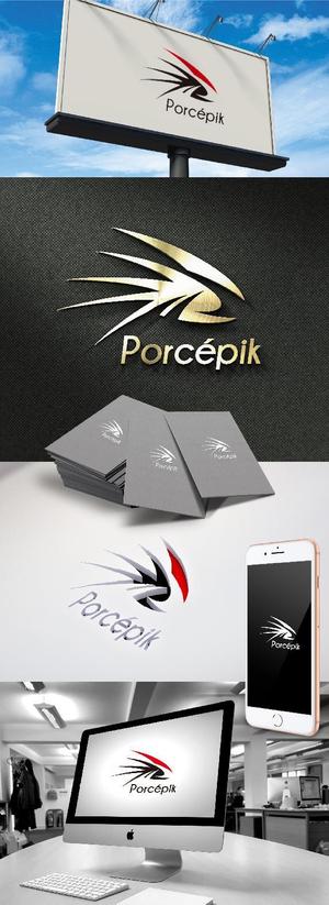 k_31 (katsu31)さんのツーリングバッグブランド「Porcépik(ポルケピック)」ロゴ作成への提案