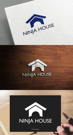 athenaabyz ()さんの木造注文住宅「忍者ハウス」のロゴ作成への提案