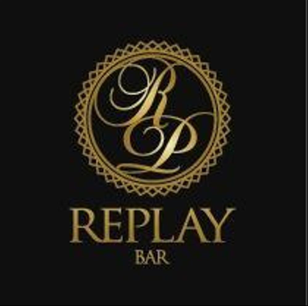 Bar「REPLAY」のロゴ作成