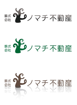一場秀和 (design-ichiba-hello)さんの「株式会社キノマチ不動産」のロゴ作成への提案