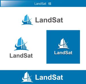 FISHERMAN (FISHERMAN)さんの不動産会社「株式会社ランドサット九州」のロゴ（商標登録予定なし）への提案