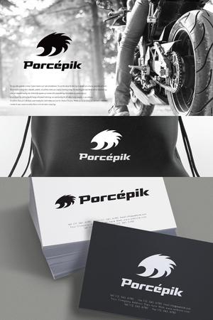 YOO GRAPH (fujiseyoo)さんのツーリングバッグブランド「Porcépik(ポルケピック)」ロゴ作成への提案