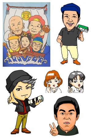 山城さーりー (SARLIE)さんの写真から起こす人物の似顔絵イラスト　※至急への提案