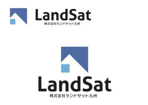 なべちゃん (YoshiakiWatanabe)さんの不動産会社「株式会社ランドサット九州」のロゴ（商標登録予定なし）への提案