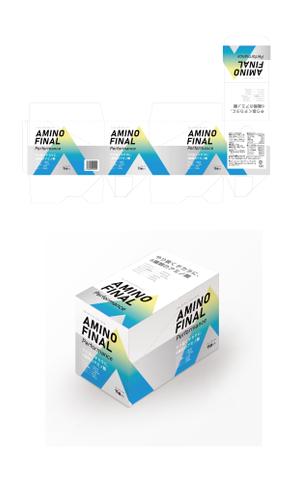 byd (sakaken_design)さんのアミノ酸粉末飲料の化粧箱、分包フィルムのデザインへの提案