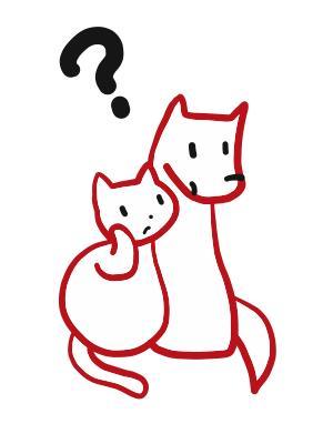 とあじゃぱ (pecoe0706)さんのほのぼのした犬とネコのイラストへの提案