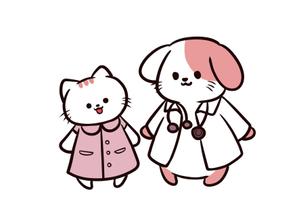 namahage_sunさんのほのぼのした犬とネコのイラストへの提案