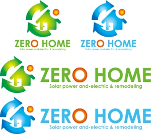 中津留　正倫 (cpo_mn)さんの「ZERO　HOMEという会社の名刺用のロゴです」のロゴ作成への提案