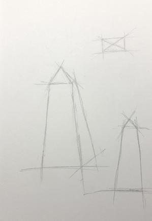 おいもさん野郎 (3DSLL)さんの洋型墓石のデザイン　ラフスケッチでもOK　5パターンへの提案