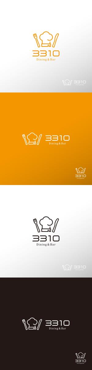 doremi (doremidesign)さんの飲食店ロゴ作成【　Dining＆Bar　3310　】への提案