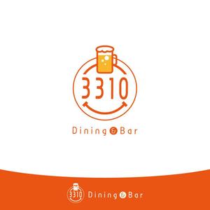 GALA (GARA)さんの飲食店ロゴ作成【　Dining＆Bar　3310　】への提案