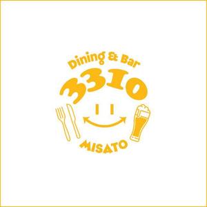 queuecat (queuecat)さんの飲食店ロゴ作成【　Dining＆Bar　3310　】への提案