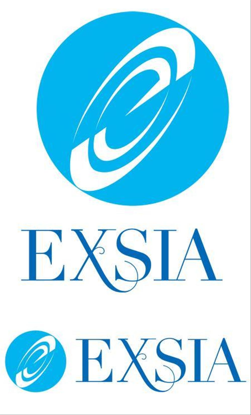 「EXSIA」のロゴ作成
