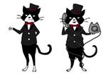 TESHIGOTO (tezy)さんの【謎解きサイト】ネコ×コンシェルジュのキャラクターデザイン依頼への提案