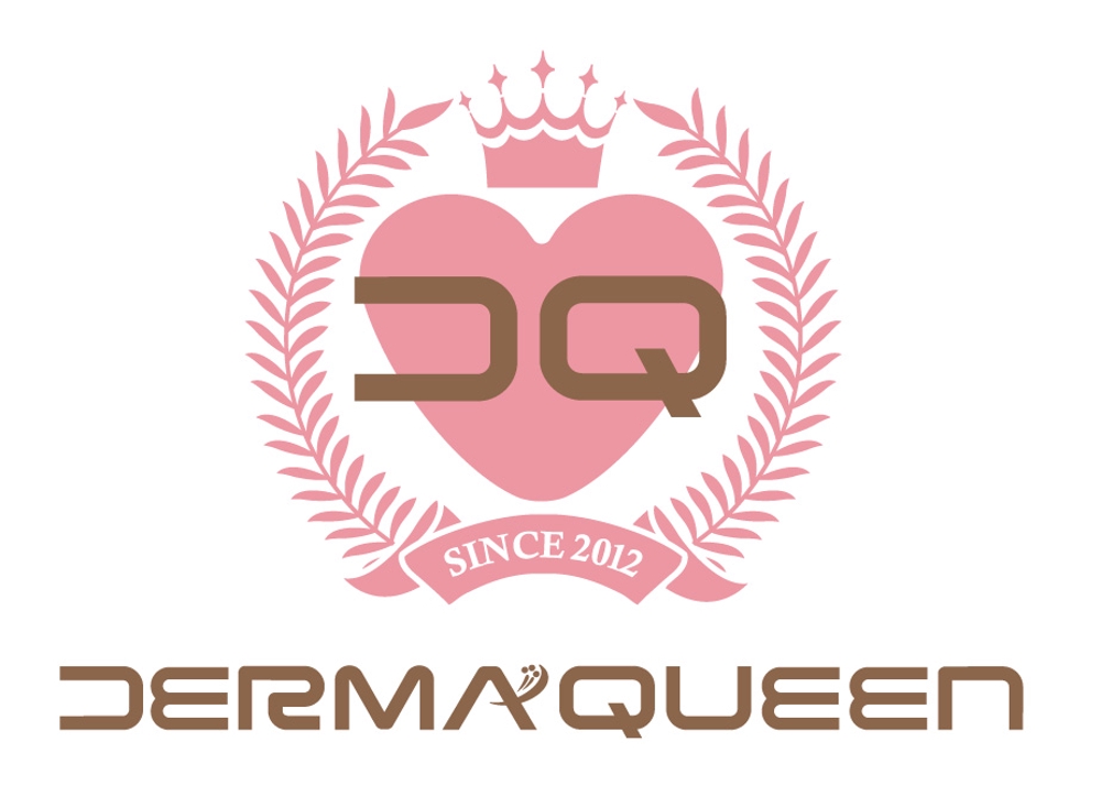 「DermaQueen」のロゴ作成