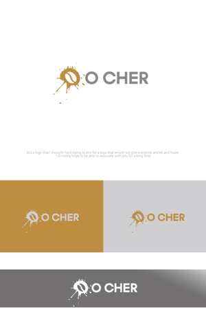 魔法スタジオ (mahou-phot)さんの革命を起こす新ドリンク「O CHER」のロゴへの提案