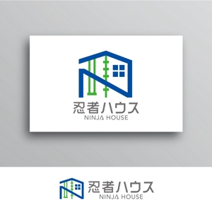 White-design (White-design)さんの木造注文住宅「忍者ハウス」のロゴ作成への提案