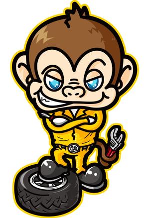 8anana (Choko8anana)さんの自動車修理工場「グリース　モンキー」のイメージキャラクター制作への提案