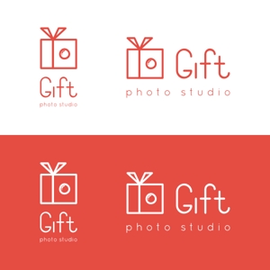 川原聡史 (kwhrsatoshi3110)さんのフォトスタジオ創設にともない「Photostudio GIFT」のロゴ制作の依頼への提案