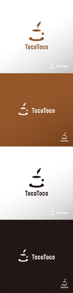 doremi (doremidesign)さんのカフェ「Toco Toco」のロゴへの提案