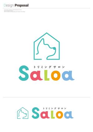 s-design (arawagusk)さんのトリミングサロン　「Saloa」のロゴ　（対象動物はほとんどが犬です）への提案