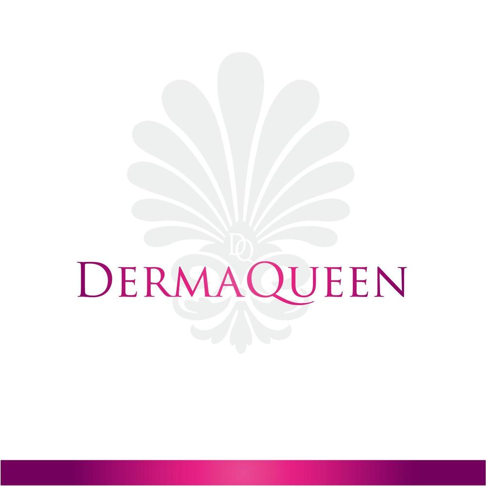 「DermaQueen」のロゴ作成