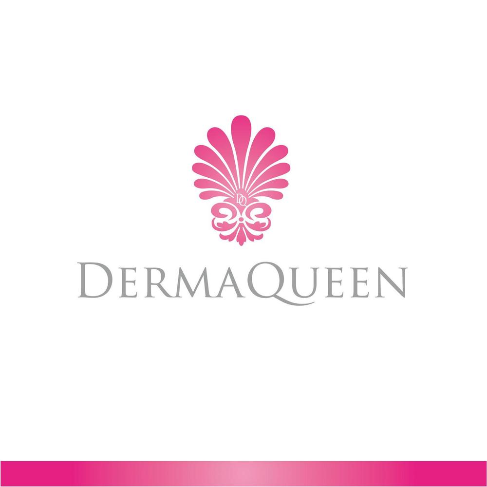 「DermaQueen」のロゴ作成