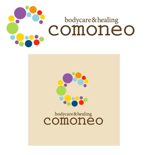 FISHERMAN (FISHERMAN)さんの「comoneo bodycare&healing」リラクゼーションサロンのロゴ作成への提案
