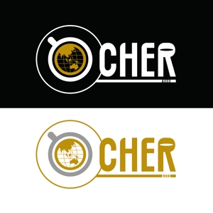 tell_mokichi (tell_mokichi)さんの革命を起こす新ドリンク「O CHER」のロゴへの提案